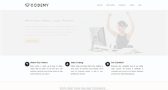 Desktop Screenshot of codemy.com